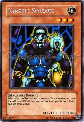 WC4-002 Kinetic Soldier rara segreta (EN) -NEAR MINT-