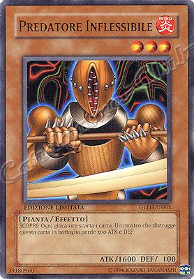 GLD2-IT005 Predatore Inflessibile comune Edizione Limitata (IT) -NEAR MINT-