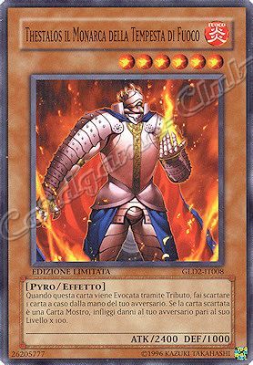 GLD2-IT008 Thestalos il Monarca della Tempesta di Fuoco comune Edizione Limitata (IT) -NEAR MINT-