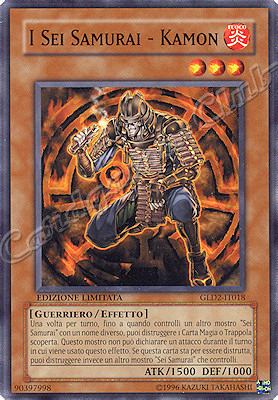 GLD2-IT018 I Sei Samurai-Kamon comune Edizione Limitata (IT) -NEAR MINT-