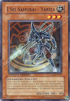 GLD2-IT019 I Sei Samurai-Yariza comune Edizione Limitata (IT) -NEAR MINT-