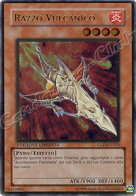 GLD2-IT023 Razzo Vulcanico rara oro Edizione Limitata (IT) -NEAR MINT-