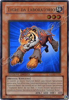 GLD2-IT029 Tigre da Laboratorio rara oro Edizione Limitata (IT) -NEAR MINT-