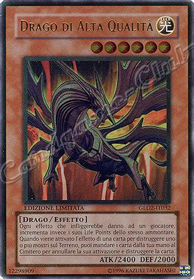 GLD2-IT032 Drago di Alta Qualita' rara oro Edizione Limitata (IT) -NEAR MINT-