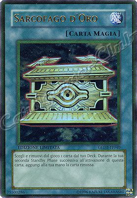 GLD2-IT040 Sarcofago d'Oro rara oro Edizione Limitata (IT) -NEAR MINT-