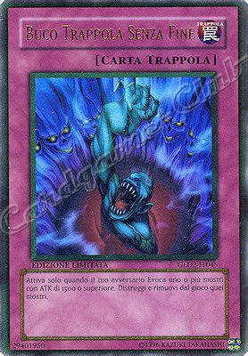 GLD2-IT045 Buco Trappola Senza Fine rara oro Edizione Limitata (IT) -NEAR MINT-