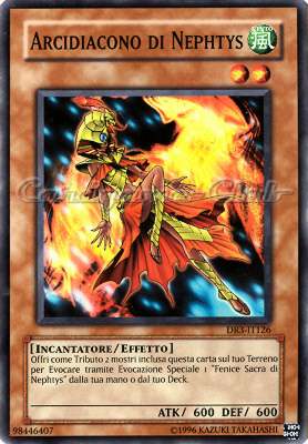 DR3-IT126 Arcidiacono di Nephtys comune (IT) -NEAR MINT-