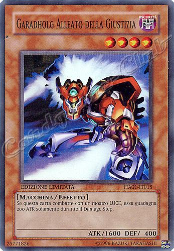 HA01-IT015 Garadholg Alleato della Giustizia super rara Edizione Limitata (IT) -NEAR MINT-