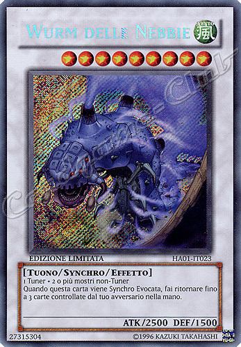 HA01-IT023 Wurm delle Nebbie rara segreta Edizione Limitata (IT) -NEAR MINT-