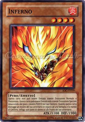 IOC-IT019 Inferno comune (IT) -NEAR MINT-