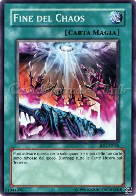IOC-IT036 Fine del Chaos comune (IT) -NEAR MINT-
