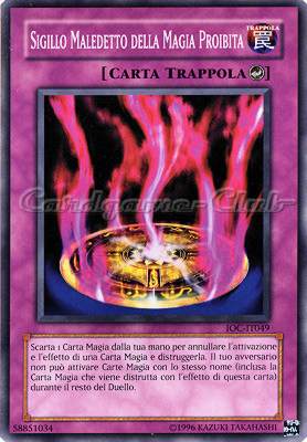 IOC-IT049 Sigillo Maledetto della Magia Proibita comune (IT) -NEAR MINT-