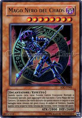 IOC-IT065 Mago Nero del Chaos ultra rara (IT) -GOOD-