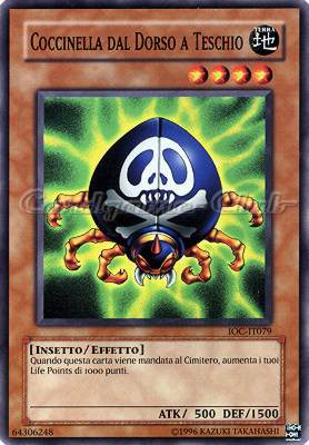 IOC-IT079 Coccinella dal Dorso a Teschio comune (IT) -NEAR MINT-