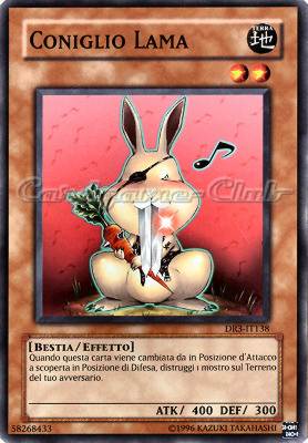 DR3-IT138 Coniglio Lama comune (IT) -NEAR MINT-