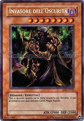 IOC-IT111 Invasore dell'Oscurita' rara segreta (IT) -NEAR MINT-