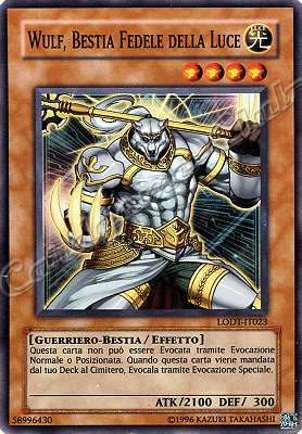 LODT-IT023 Wulf, Bestia Fedele della Luce super rara Unlimited (IT) -GOOD-