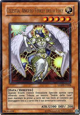 LODT-IT024 Celestia, Angelo Fedele della Luce ultra rara Unlimited (IT) -PLAYED-