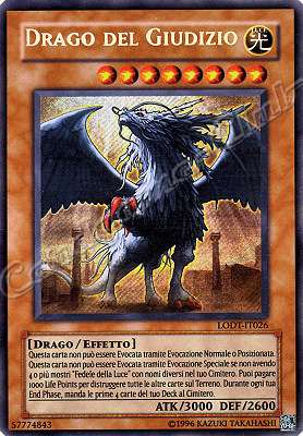 LODT-IT026 Drago del Giudizio rara segreta Unlimited (IT) -NEAR MINT-
