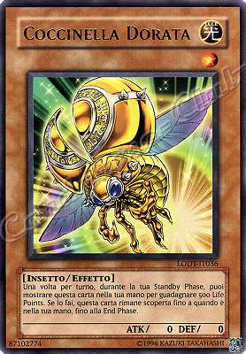 LODT-IT036 Coccinella Dorata rara Unlimited (IT) -NEAR MINT-