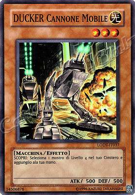LODT-IT037 Ducker Cannone Mobile super rara Unlimited (IT)  -GOOD-