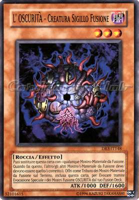 DR3-IT148 L' OSCURITA' - Creatura Sigillo Fusione comune (IT) -NEAR MINT-