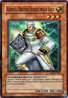 LODT-IT081 Aurkus, Druido Fedele della Luce super rara Unlimited (IT) -PLAYED-