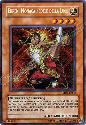 LODT-IT082 Ehren, Monaca Fedele della Luce rara segreta Unlimited (IT) -NEAR MINT-