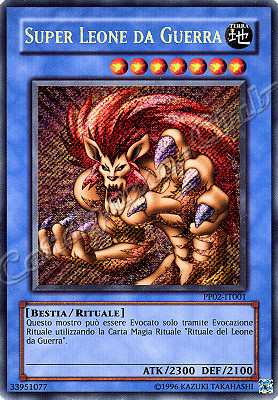 PP02-IT001 Super Leone da Guerra rara segreta (IT) -PLAYED-