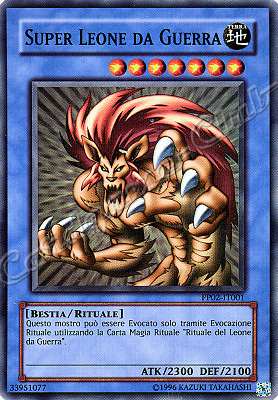 PP02-IT001 Super Leone da Guerra super rara (IT) -NEAR MINT-