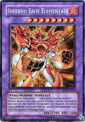 PP02-IT010 Inferno Eroe Elementale rara segreta (IT) -NEAR MINT-