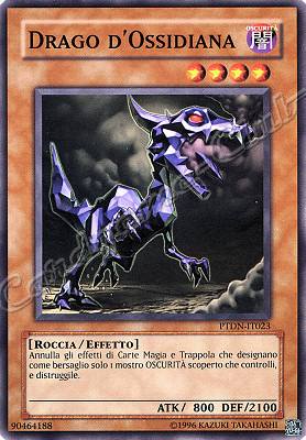 PTDN-IT023 Drago d'Ossidiana comune Unlimited (IT) -NEAR MINT-