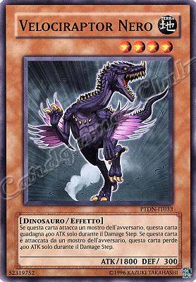 PTDN-IT033 Velociraptor Nero comune Unlimited (IT) -NEAR MINT-