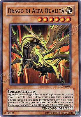 PTDN-IT087 Drago di Alta Qualita' super rara Unlimited (IT) -NEAR MINT-