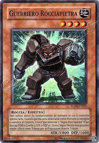 RGBT-IT001 Guerriero Rocciapietra super rara Unlimited (IT)  -GOOD-