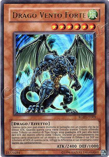 RGBT-IT003 Drago Vento Forte ultra rara Unlimited (IT) -NEAR MINT-