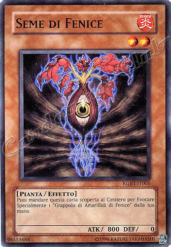 RGBT-IT005 Seme di Fenice comune Unlimited (IT) -NEAR MINT-