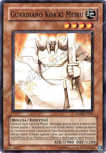 RGBT-IT023 Guardiano Koa'ki Meiru comune Unlimited (IT) -NEAR MINT-
