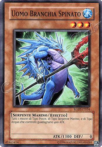 RGBT-IT034 Uomo Branchia Spinato comune Unlimited (IT) -NEAR MINT-