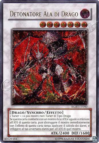RGBT-IT040 Detonatore Ala di Drago rara ultimate Unlimited (IT) -NEAR MINT-