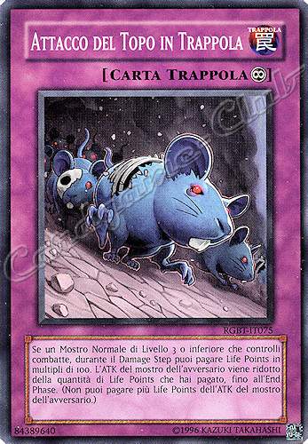 RGBT-IT075 Attacco del Topo in Trappola comune Unlimited (IT) -NEAR MINT-