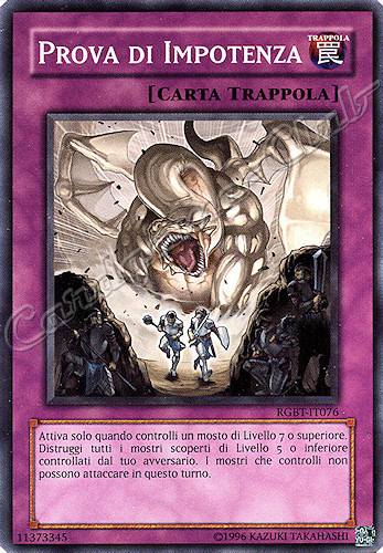 RGBT-IT076 Prova di Impotenza comune Unlimited (IT) -NEAR MINT-