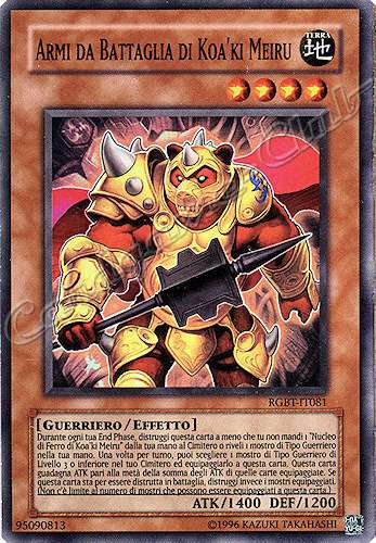 RGBT-IT081 Armi da Battaglia di Koa'ki Meiru super rara Unlimited (IT) -NEAR MINT-