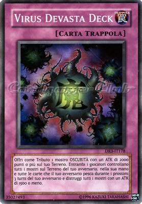 DR3-IT178 Virus Devasta Deck super rara (IT) -NEAR MINT-