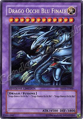 RP01-IT000 Drago Occhi Blu Finale rara segreta (IT) -GOOD-