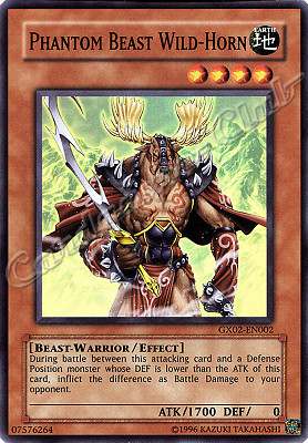 GX02-EN002 Phantom Beast Wild-Horn super rara (EN) -NEAR MINT-