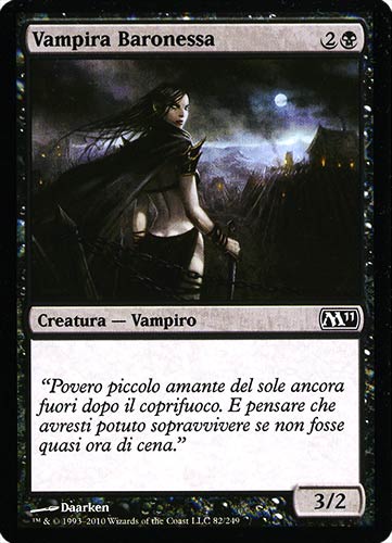 082 / 249 Vampira Baronessa comune (IT) -NEAR MINT-