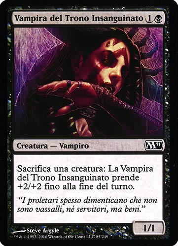 085 / 249 Vampira del Trono Insanguinato comune (IT) -NEAR MINT-
