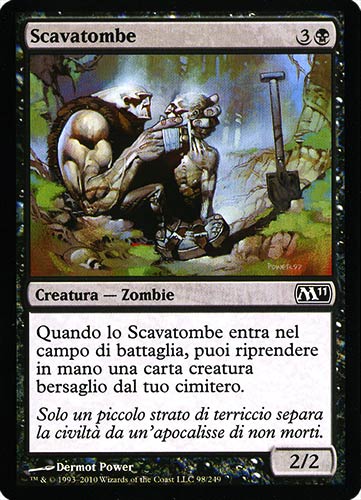 098 / 249 Scavatombe comune (IT) -NEAR MINT-