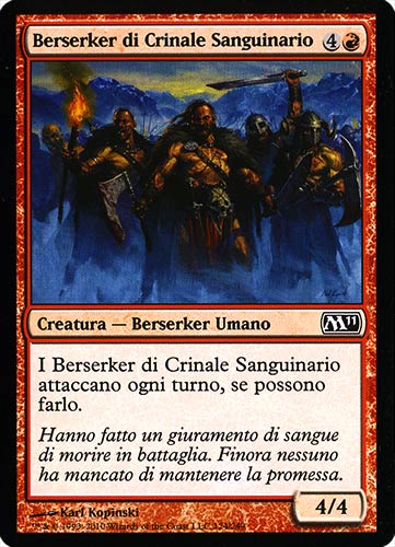 124 / 249 Berserker di Crinale Sanguinario comune (IT) -NEAR MINT-